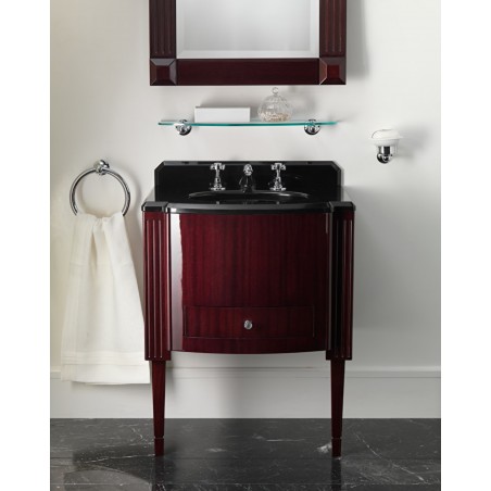 Devon&Devon Domino Mahogany, Mobile portalavabo piano in marmo e legno mogano