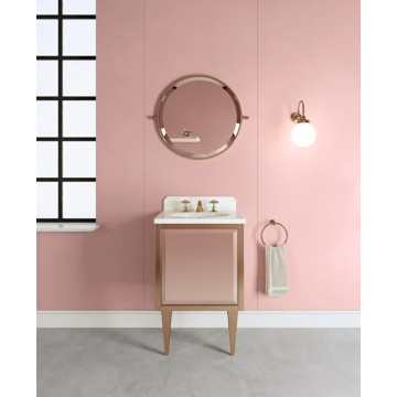 Devon&Devon Her, Washbasin cabinet with Rose Gold profiles