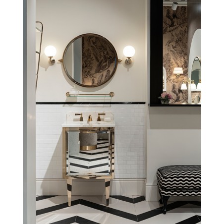 Devon&Devon Her, Washstand with Gold/Nickel profiles