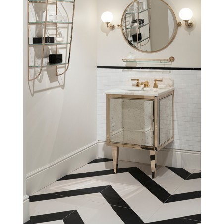 Devon&Devon Her, Washstand with Gold/Nickel profiles