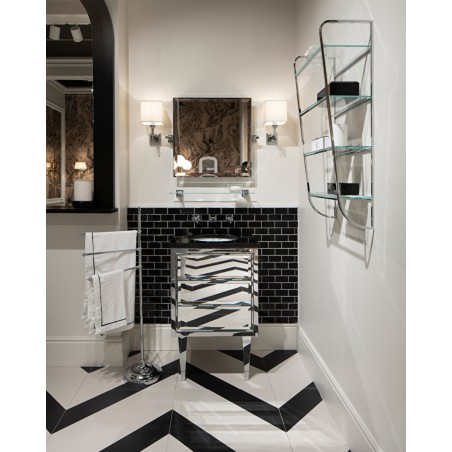 Devon&Devon Him, Porte-meuble avec profil Nickel Noir