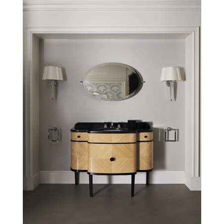 Devon&Devon Music, Mobile portalavabo Impiallacciato Toulipier e piano Nero Assoluto