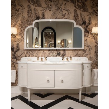 Devon&Devon Double Music, Mobile portalavabo con piano Calacatta Oro