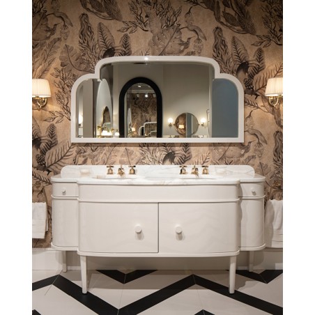 Devon&Devon Double Music, Mobile portalavabo con piano Calacatta Oro