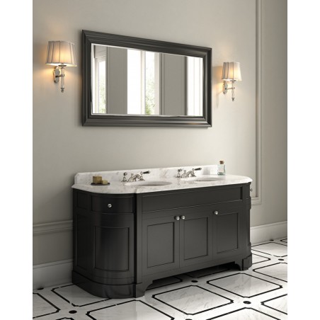 Devon&Devon Double Season, Meuble pour double lavabo avec plan en marbre