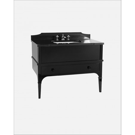 Devon&Devon Suite, Porte-meuble avec plateau Noir Absolu