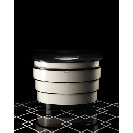 Devon&Devon Summertime, Washstand with top Absolute black