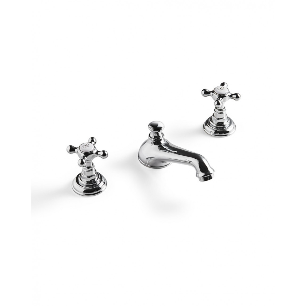 Devon&Devon Austin, Batterie de lavabo 3 trous avec sauteur