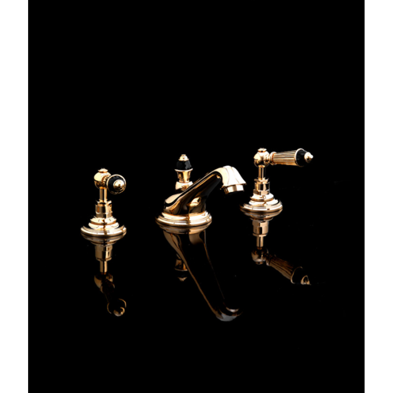 Devon&Devon Austin, Battery washbasin 3 holes with jumper