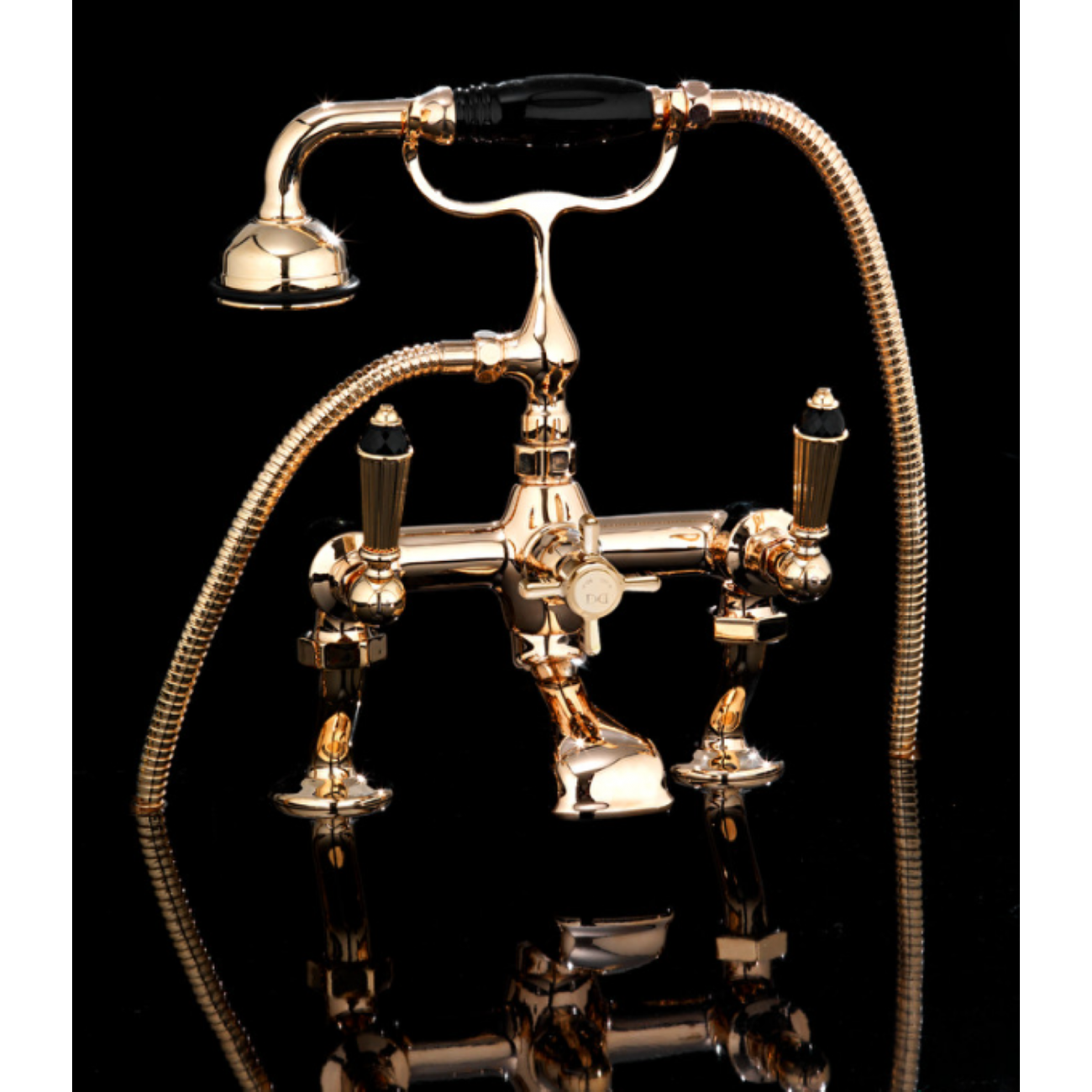 Devon&Devon Black Diamond, Tub assembly for bordovasca with shower and flexible