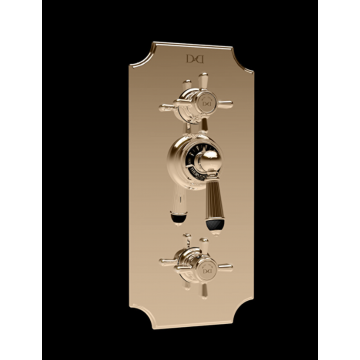 Devon&Devon Black Diamond, Termostatico a 2 vie da incasso
