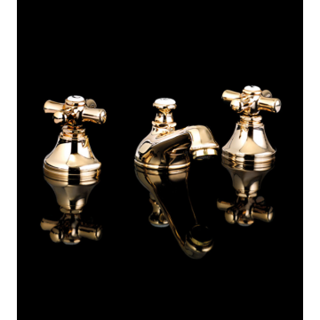 Devon&Devon City, Battery washbasin 3 holes with jumper