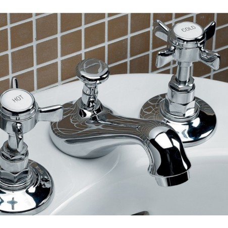 Devon&Devon Coventry, Batteria lavabo 3 fori con saltarello
