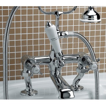 Devon&Devon Coventry, Ensemble de baignoire pour montage bordereau avec douchette et flexible