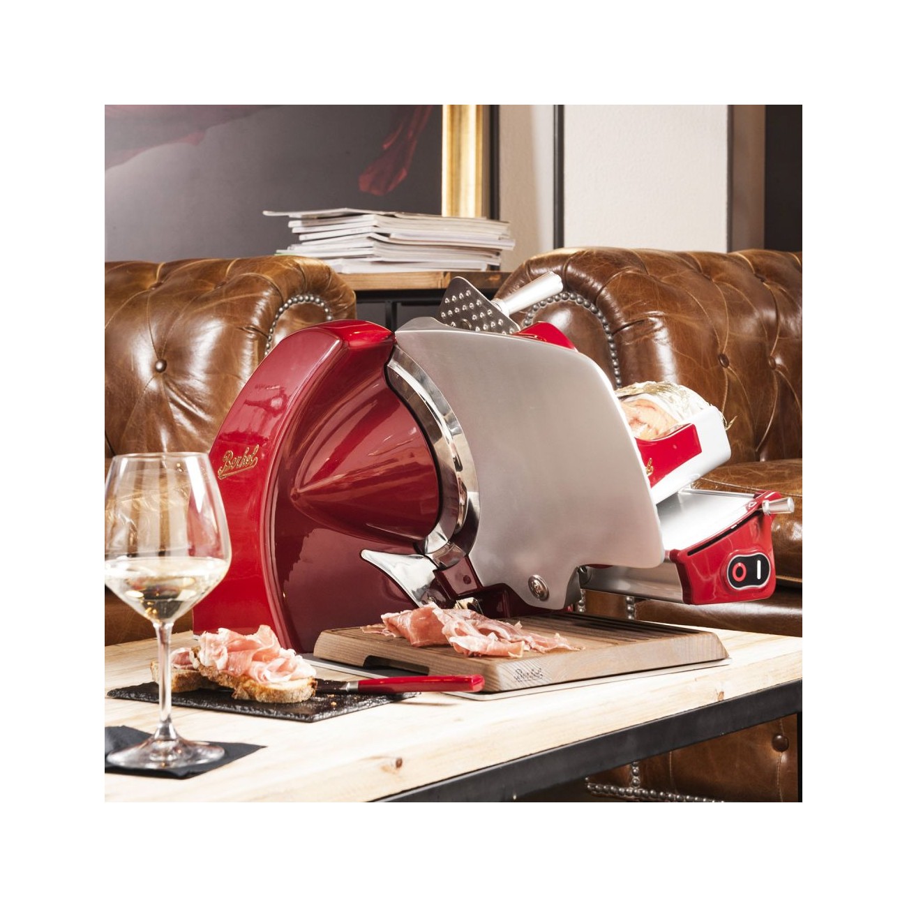 Berkel Home slicer HOME LINE 250 PLUS ROSSO