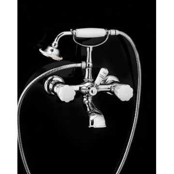 Devon&Devon Morris, Groupe baignoire murale avec douchette et flexible