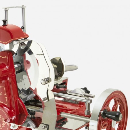 Berkel Trancheuse manuelle à volant dinertie domestique B2 rouge
