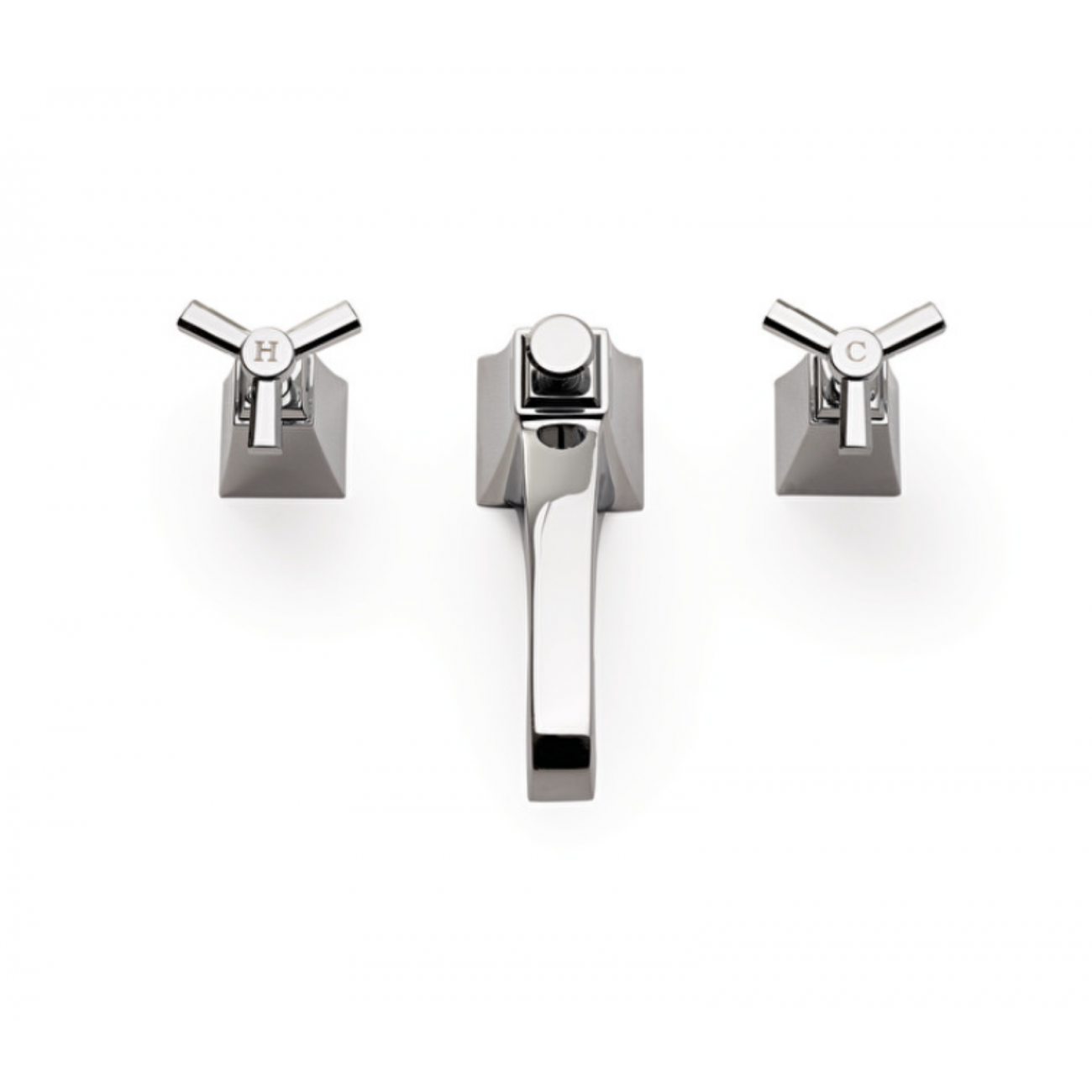 Devon&Devon Time, Batteria lavabo 3 fori con saltarello