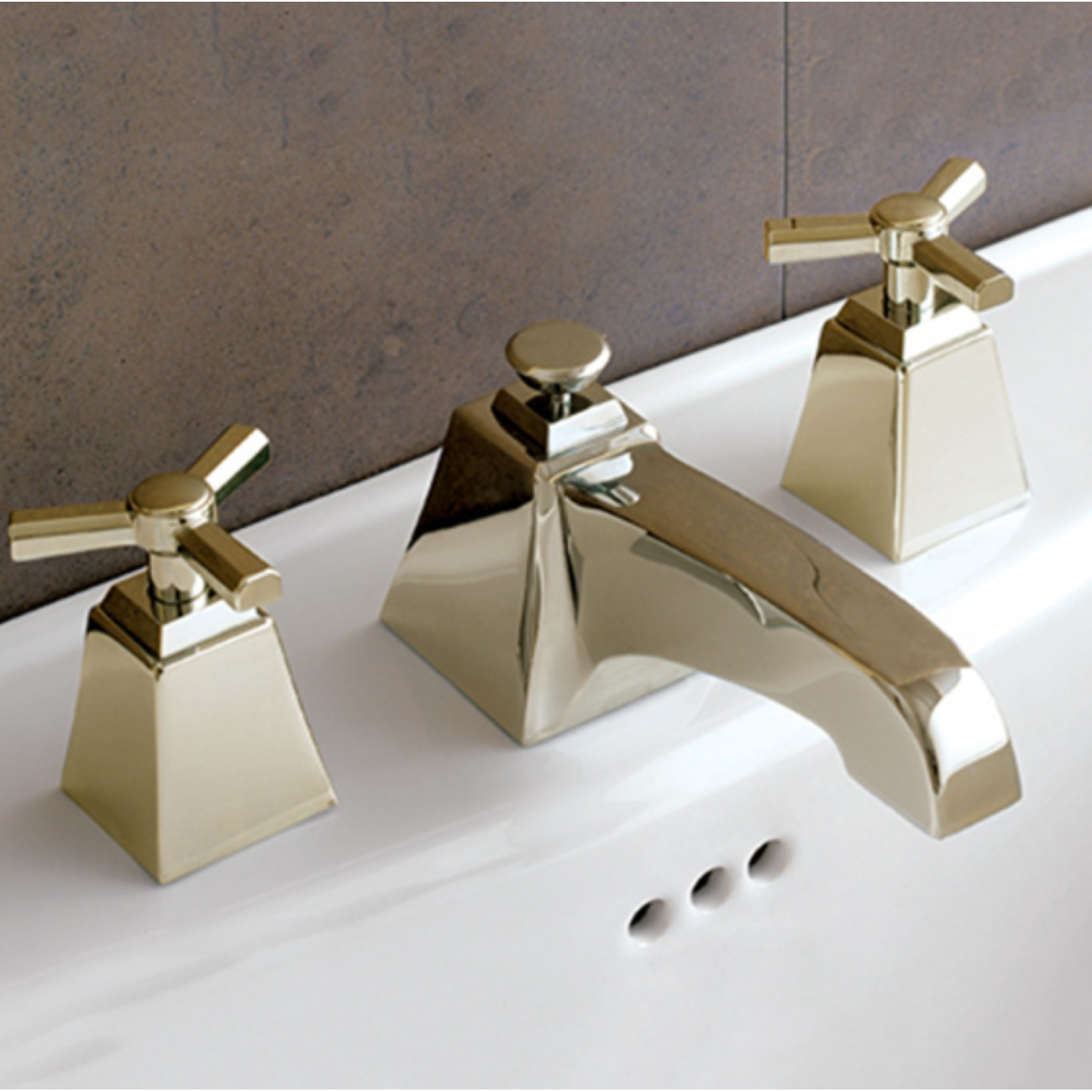 Devon&Devon Time, Batteria lavabo 3 fori con saltarello