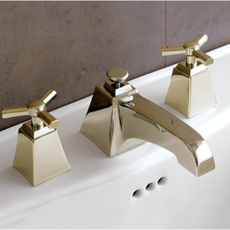 Devon&Devon Time, Batteria lavabo 3 fori con saltarello