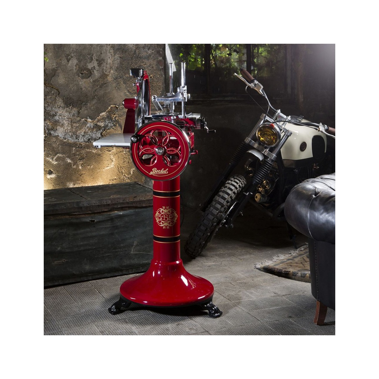 Berkel manual flywheel slicer P15 red