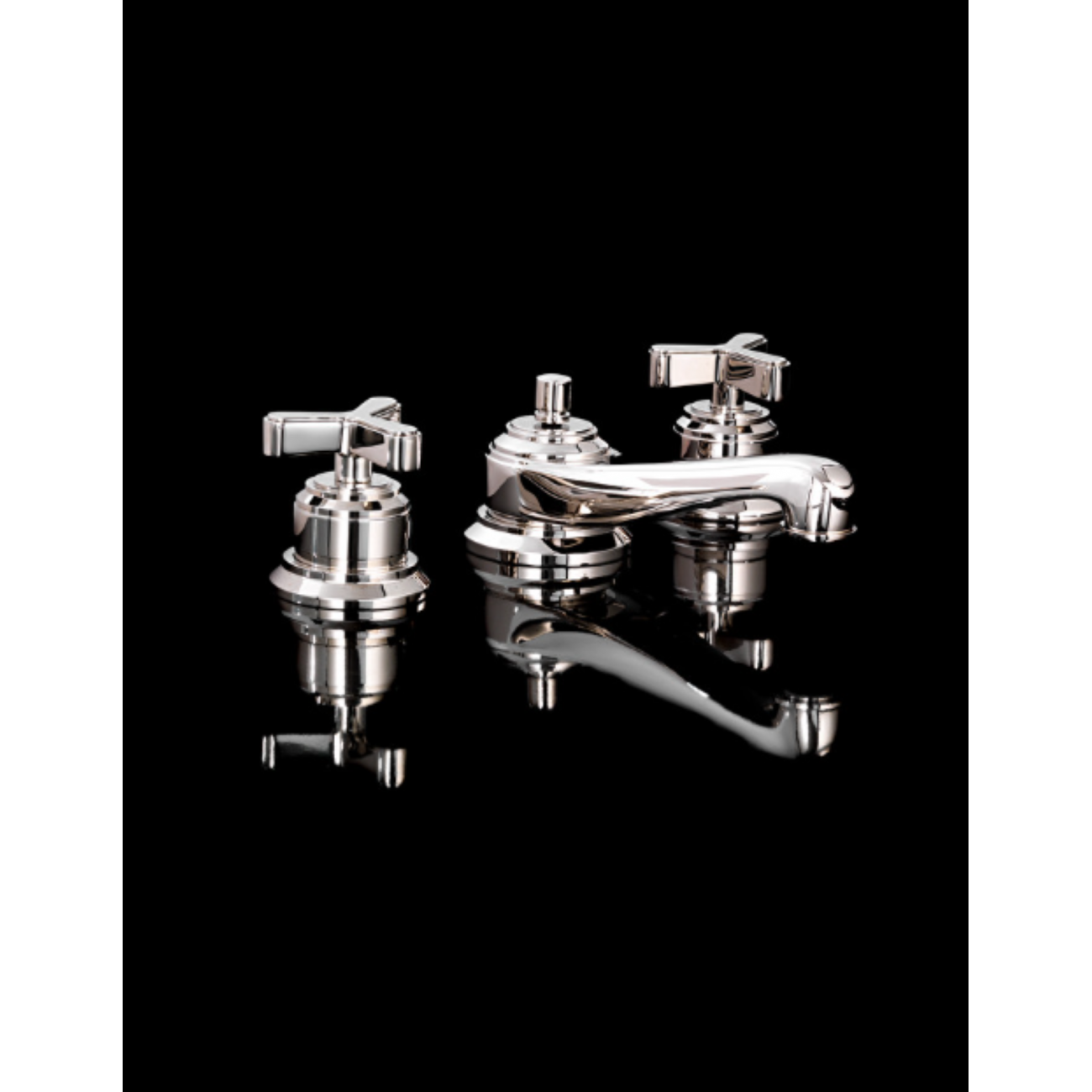 Devon&Devon Tribeca, Batteria lavabo 3 fori con saltarello