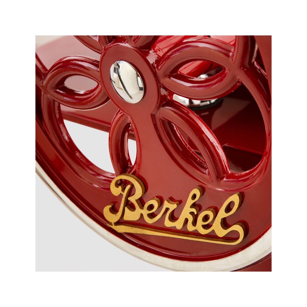 Red stand for manual flywheel slicer B2