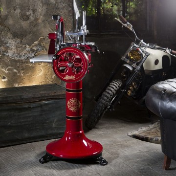 Pied rouge pour trancheuse manuelle à volant P15