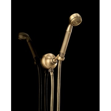 Devon&Devon Royal, Flexible shower with wall hook and water connection