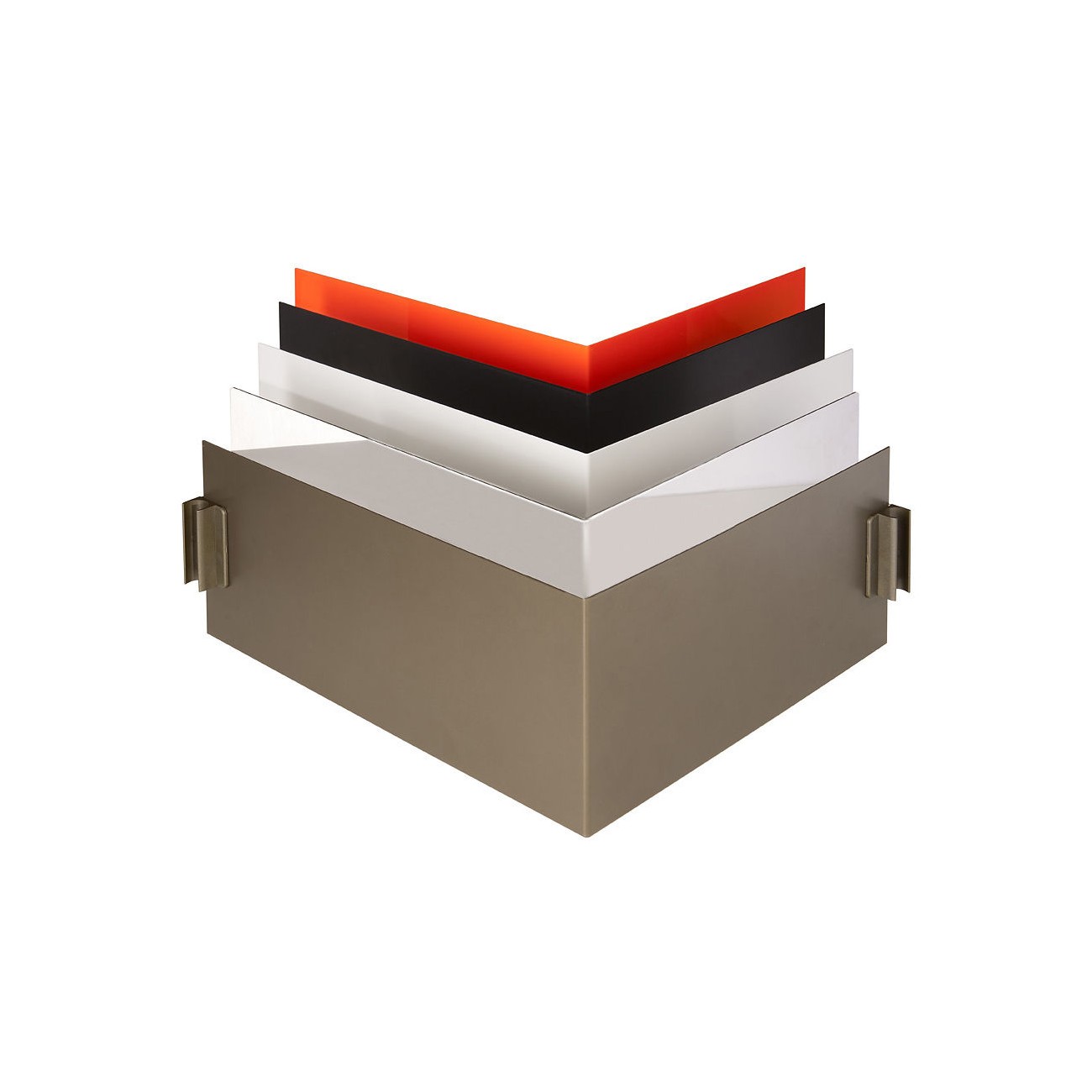 Driade zigzag Bookends by Konstantin Grcic