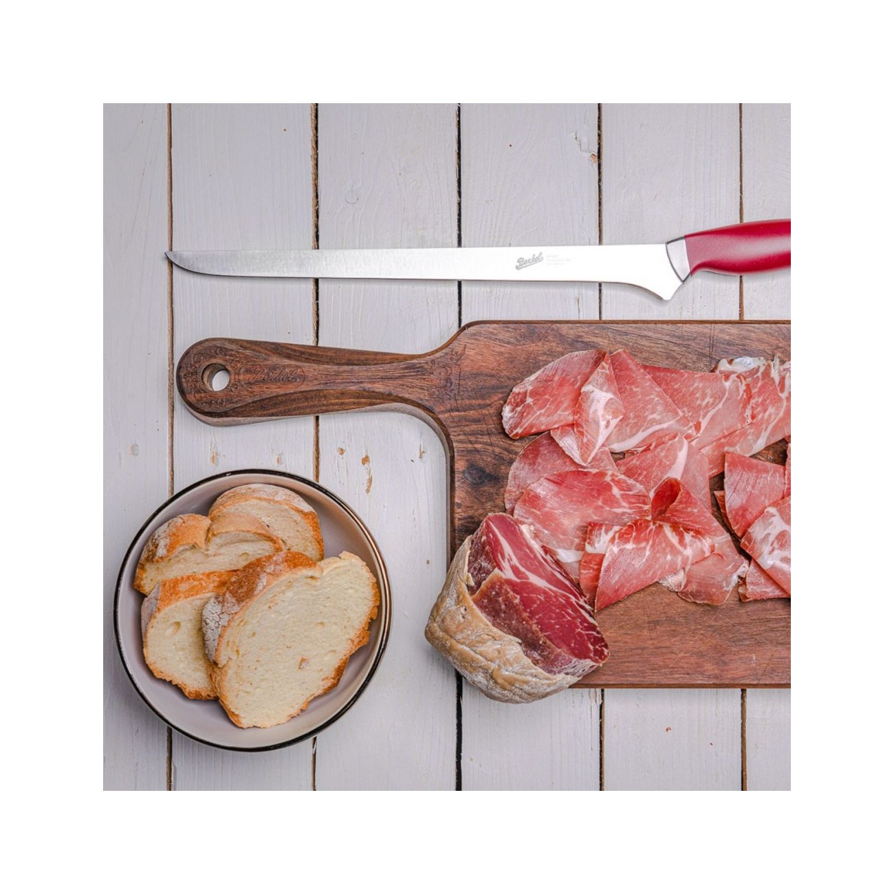 Berkel TEKNICA COUTEAU JAMBON 28 CM ROUGE