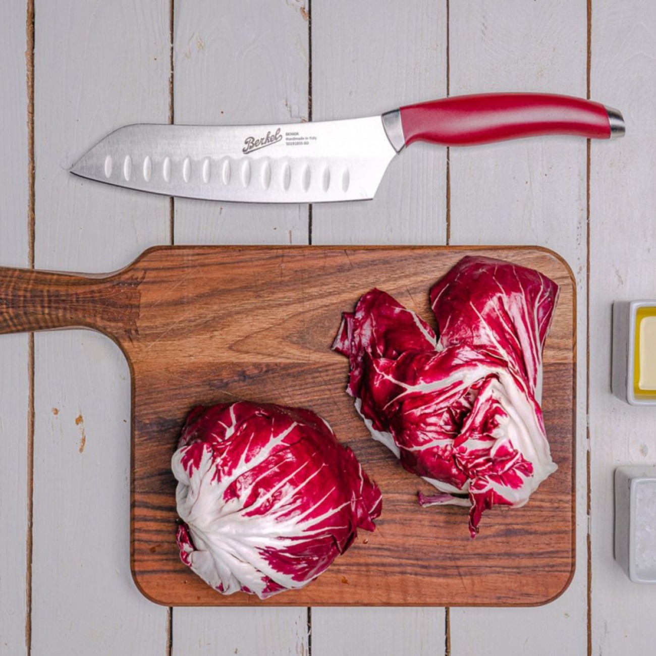 Berkel Teknica Santoku knife cm 17 Red