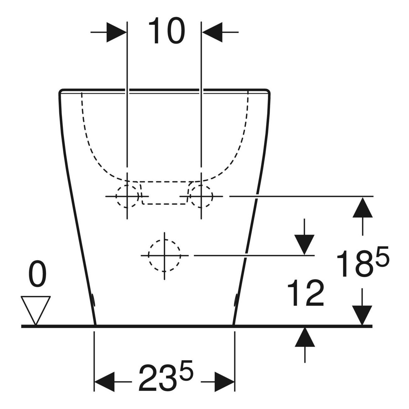 Geberit Selnova Premium floor bidet