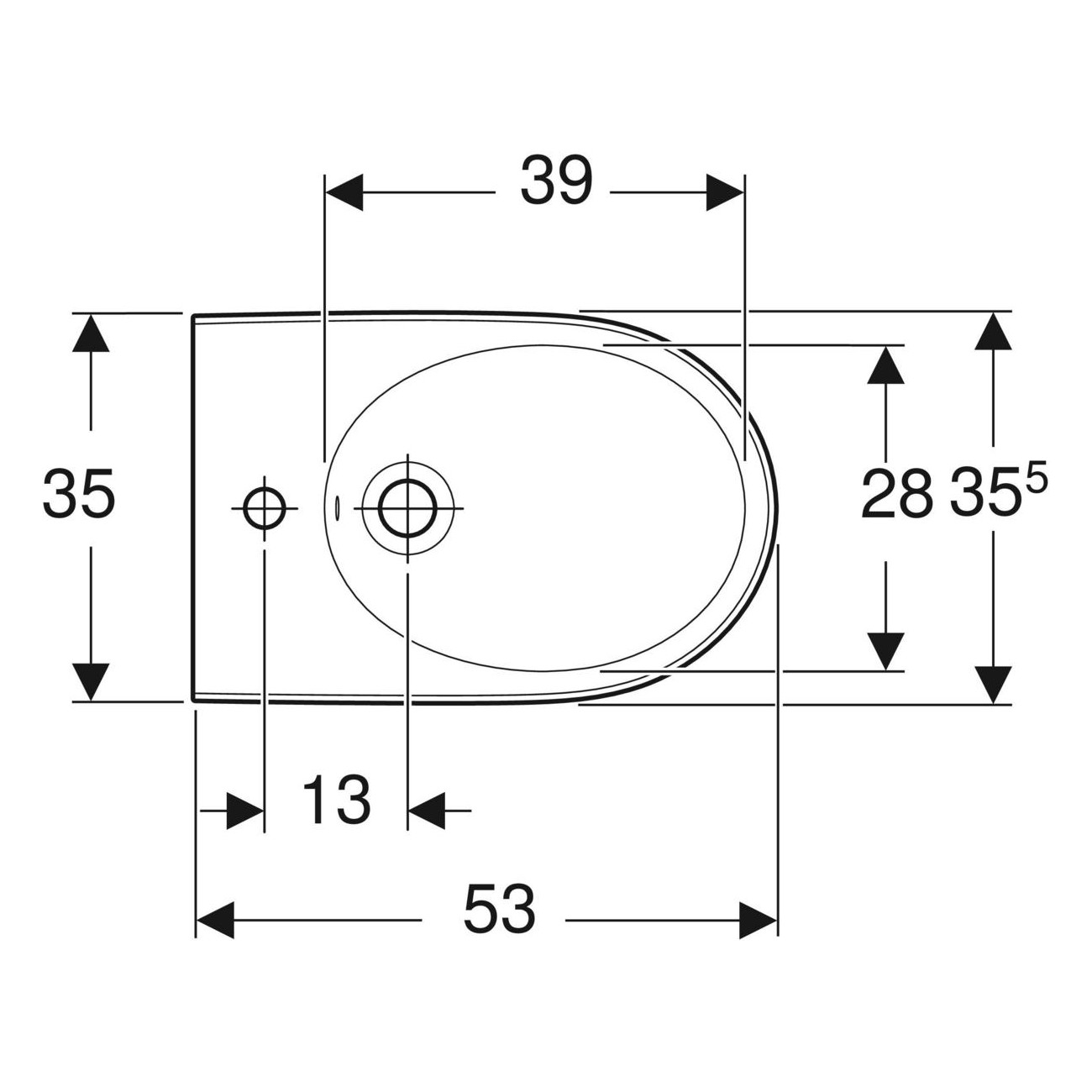 Geberit Selnova Premium floor bidet
