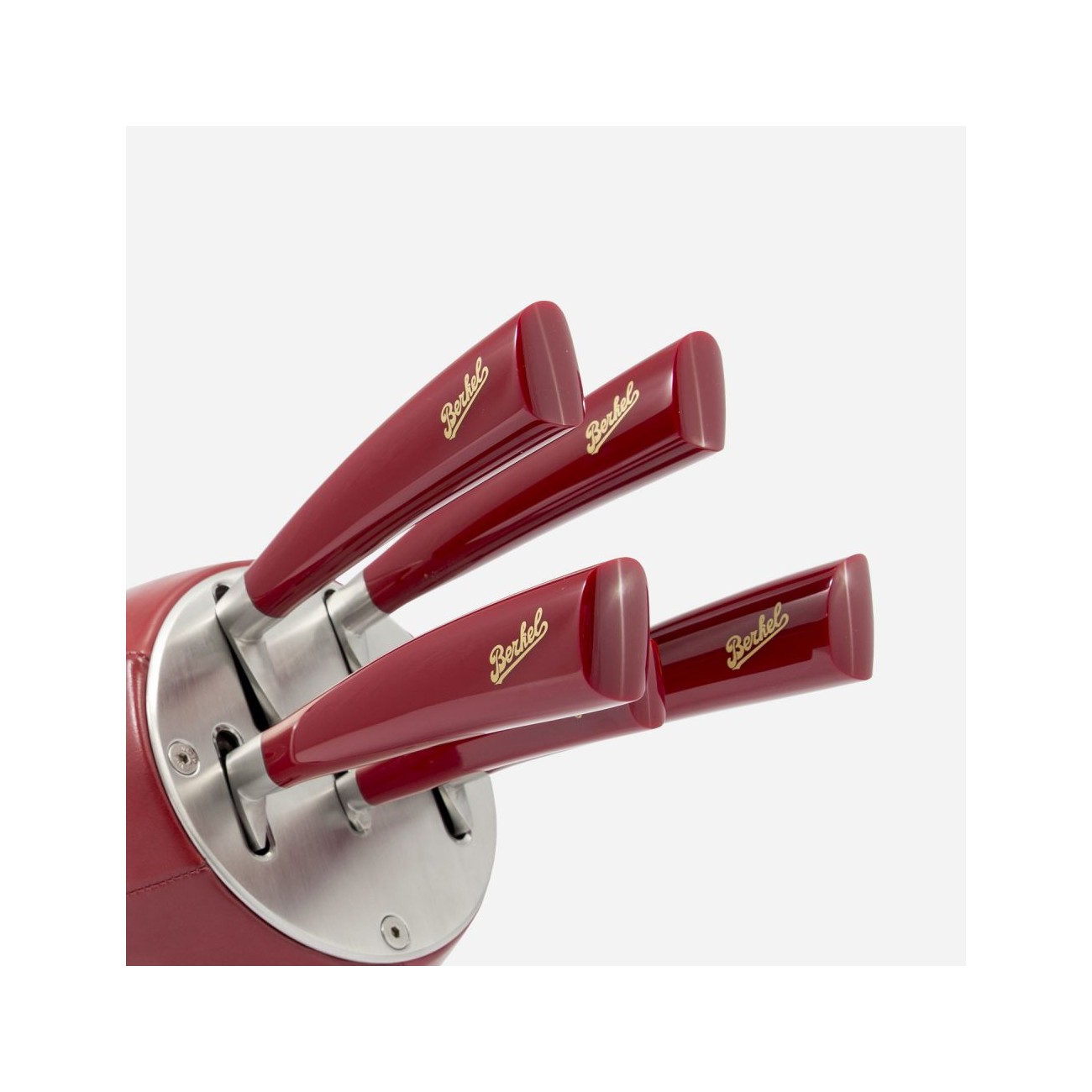 Berkel Sense Cuoio Rosso, Ceppo 5 coltelli