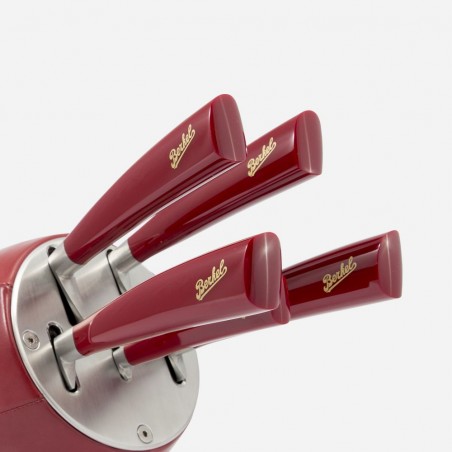 Berkel Sense Cuoio Rosso, Ceppo 5 coltelli