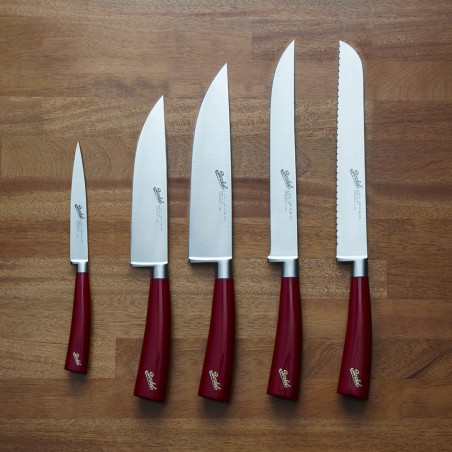 Berkel Sense Cuoio Rosso, Ceppo 5 coltelli