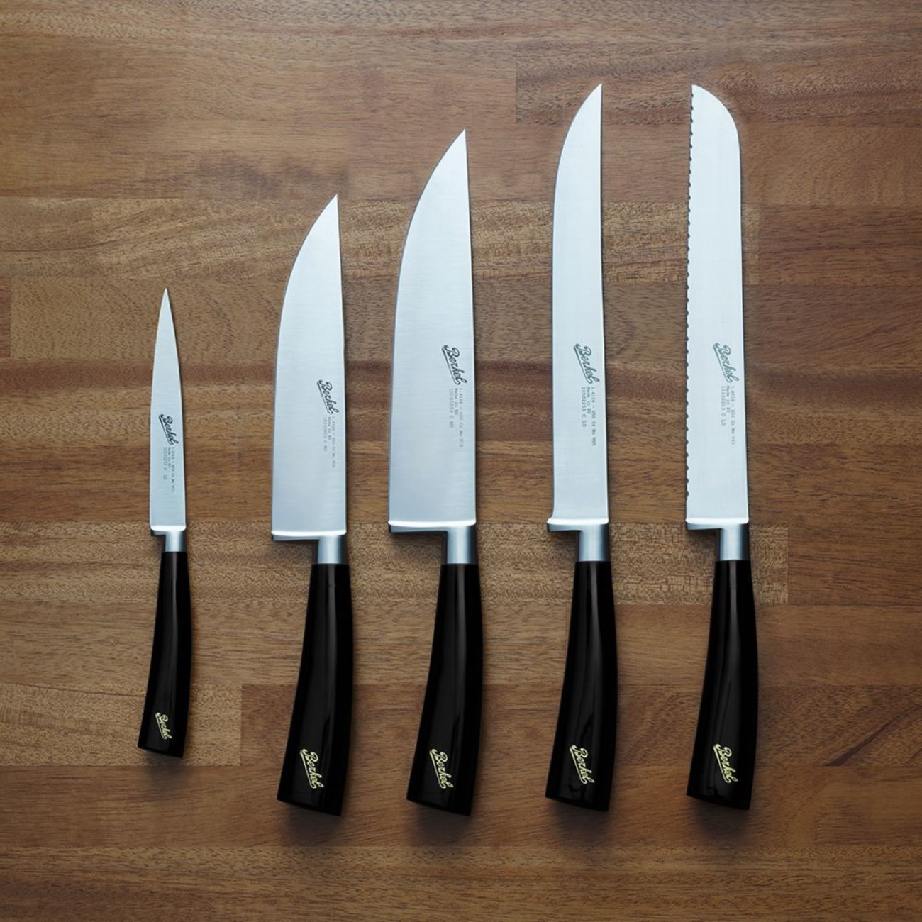 Berkel Sense cuir noir, Ceppo 5 coltelli