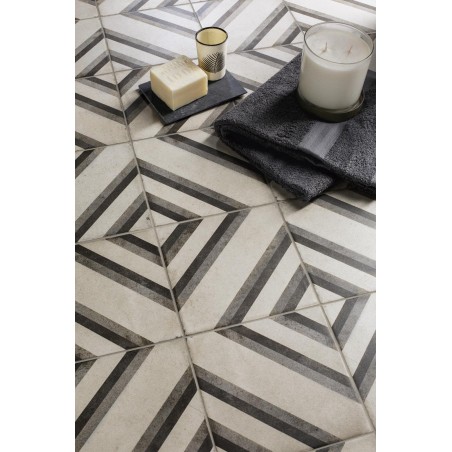 Ragno Ottocento Decoro tappeto 8 talco