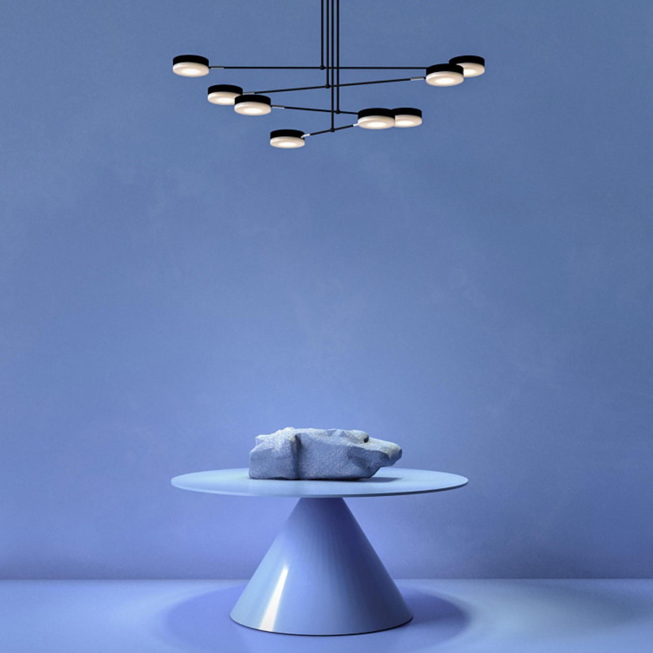 Maytoni Modern, Pendant lamp with 8 bulbs Fad