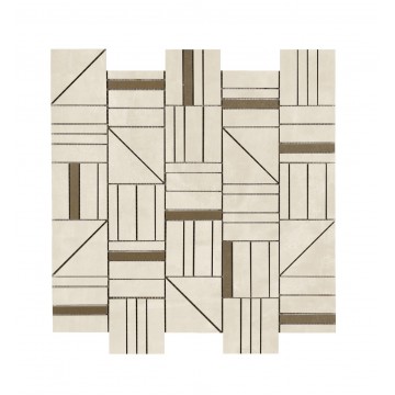 Ragno Resina Mosaico Forme Avorio