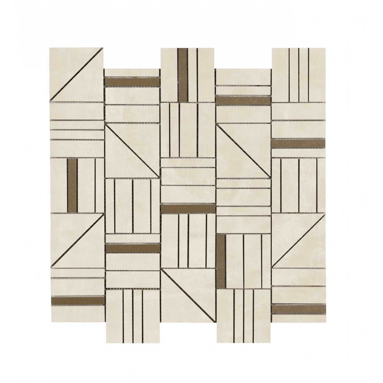 Ragno Resina Mosaico Forme Avorio