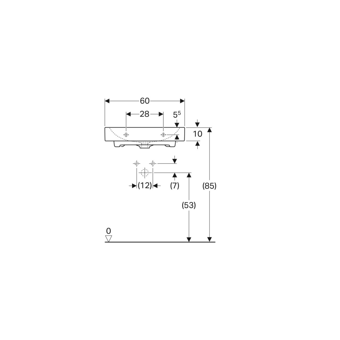 Geberit Citterio, Lavabo