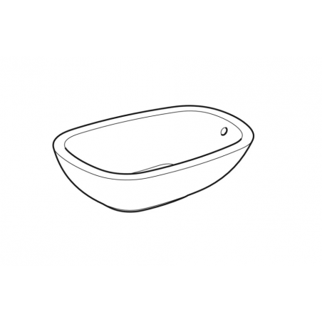 Geberit Citterio, Bacinella da appoggio cm 56