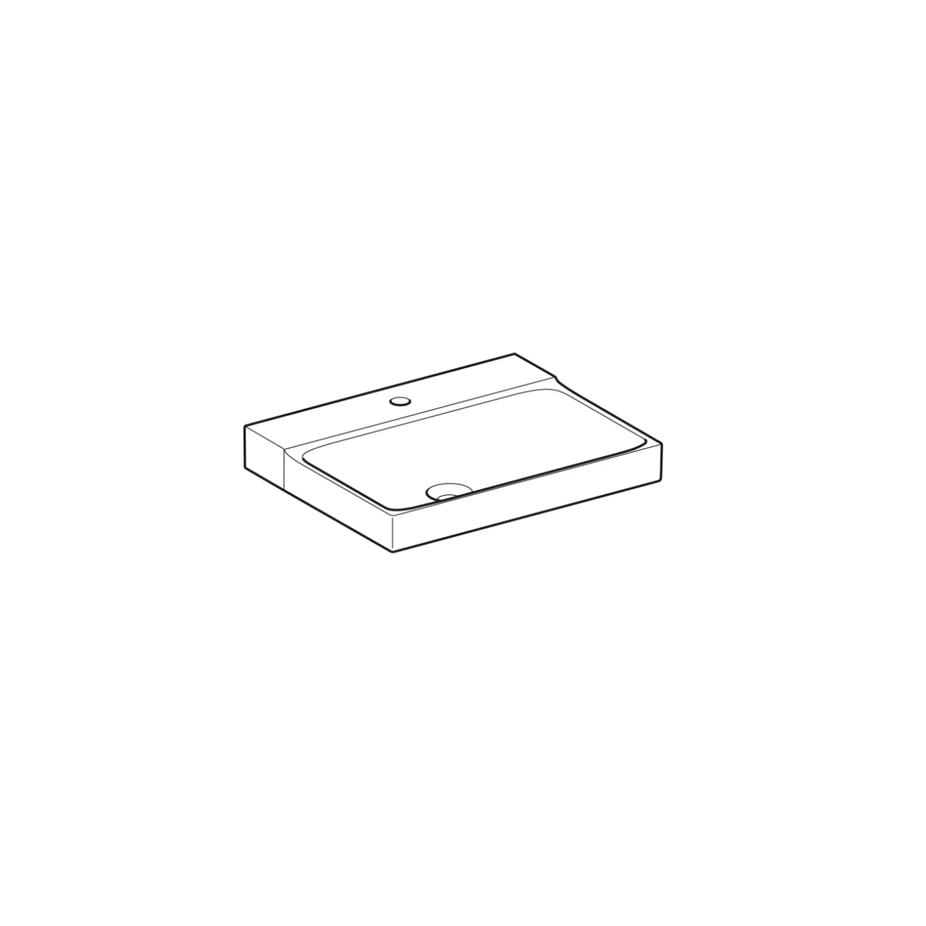 Geberit Xeno², Lavabo cm 60