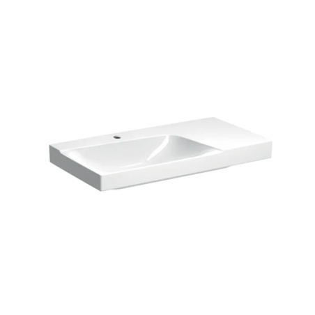 Geberit Xeno², Washbasin asymmetric to the right 90 cm