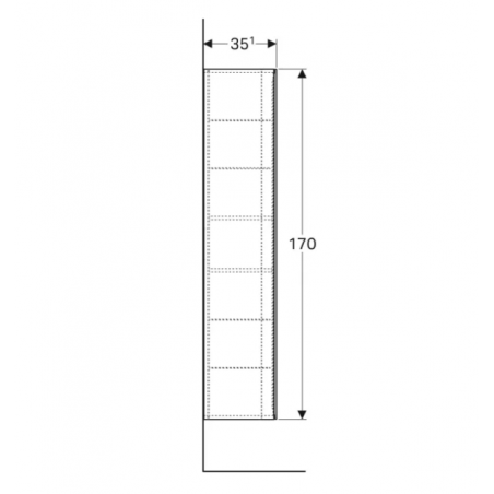 Geberit Xeno², Mobile column 170