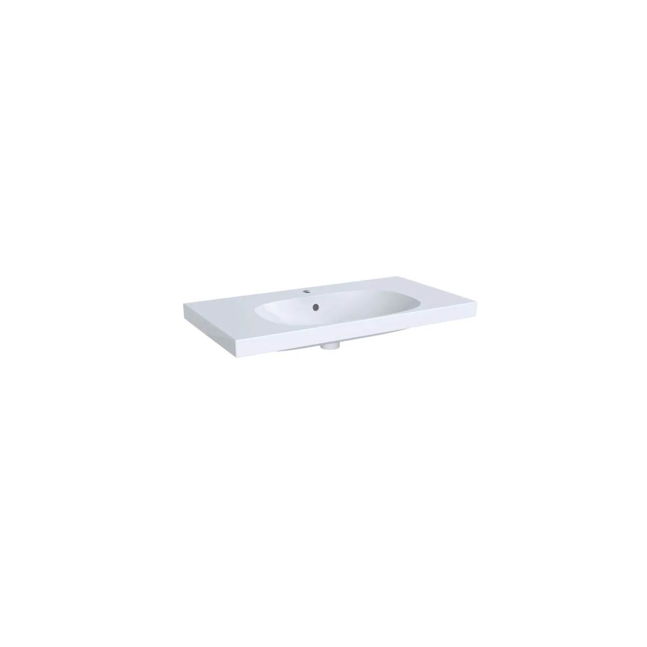 Geberit Acanto, Lavabo 90cm foro centrale