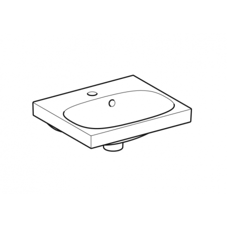 Geberit Acanto, Lavamani cm 45