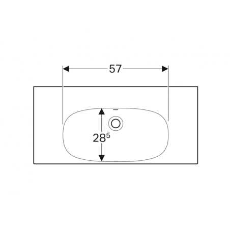 Geberit Acanto, Lavabo compatto